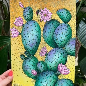 Desert Bloom (A4 Original)