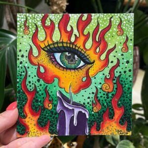 Evil Eye (15cm x 14cm Original)