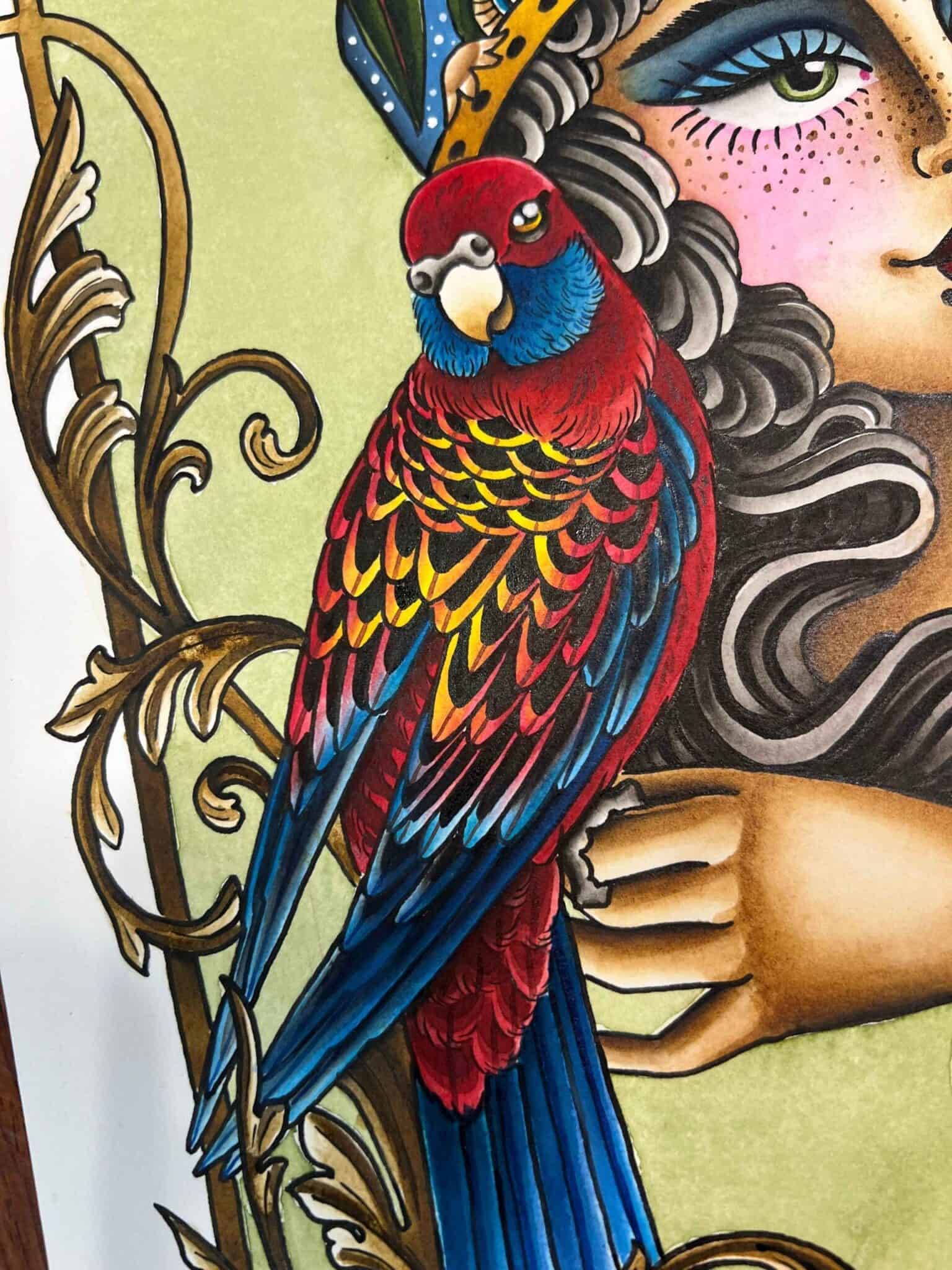 Rosella Girl Print