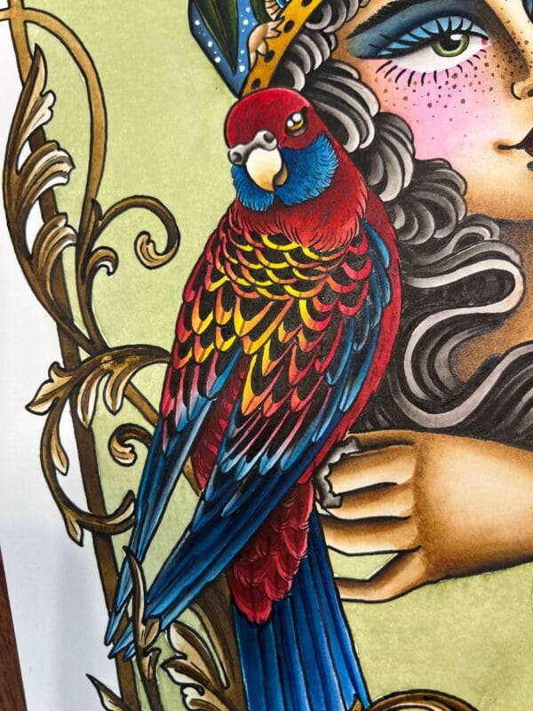 Rosella Girl Print - Image 3