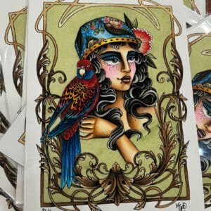 Rosella Girl Print