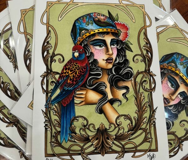 Rosella Girl Print